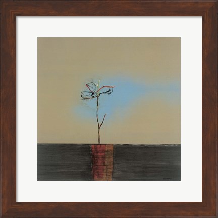 Framed Zen Blossom I Print