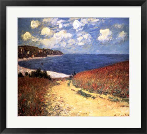 Framed Meadow Rd. to Pourville Print