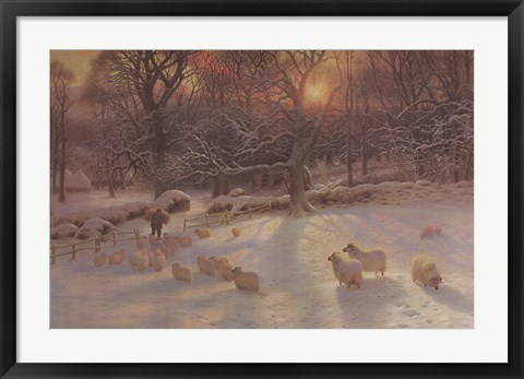 Framed Shortening Winter&#39;s Day Print