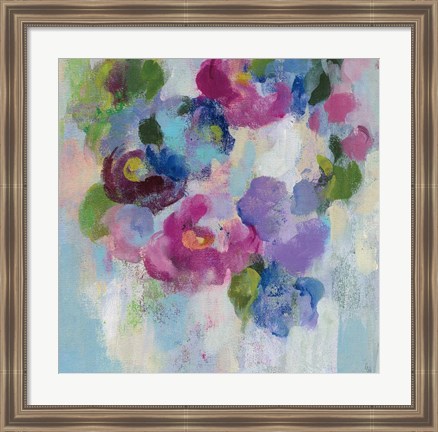 Framed Pink and Blue II Print