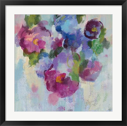 Framed Pink and Blue III Print