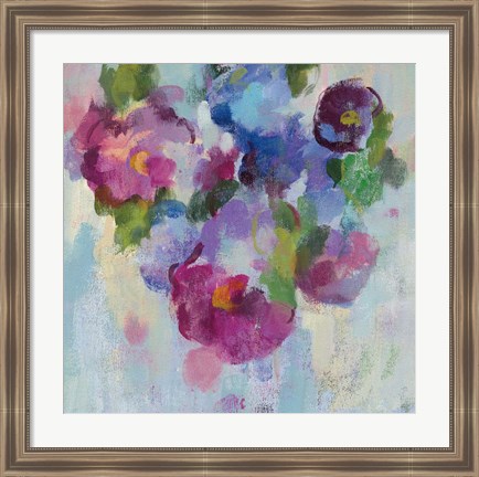 Framed Pink and Blue III Print