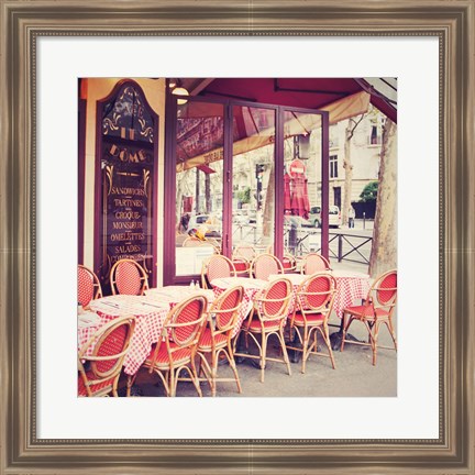 Framed Cafe le Dome Print