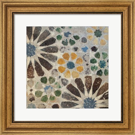 Framed Alhambra Tile II Print