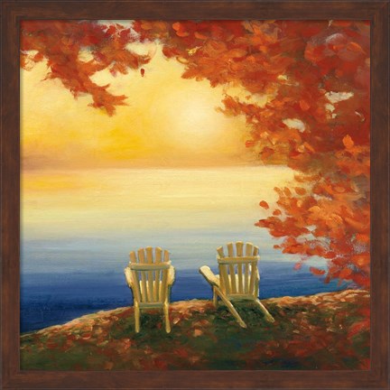 Framed Autumn Glow II Print