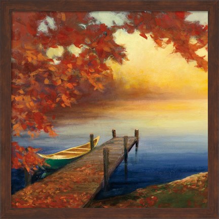 Framed Autumn Glow III Print