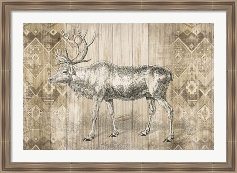 Framed Natural History Lodge IX Print