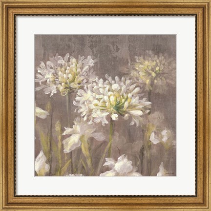 Framed Spring Blossoms Neutral IV Print