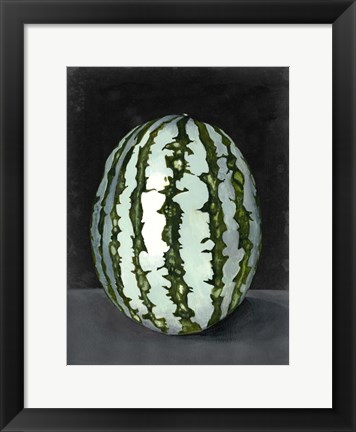 Framed Fruit on Shelf VII Print