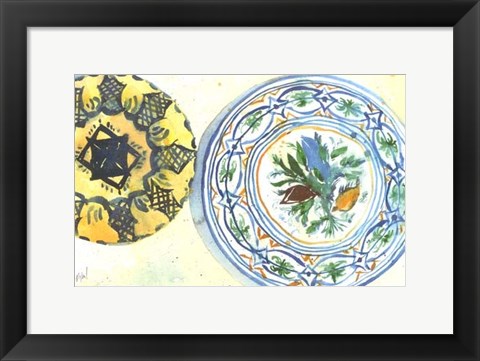 Framed Plate Study II Print