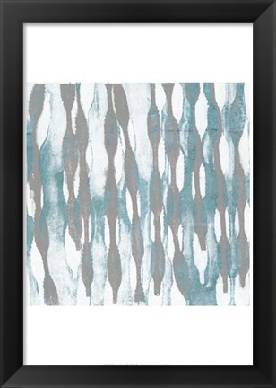 Framed Pattern Waves III Print