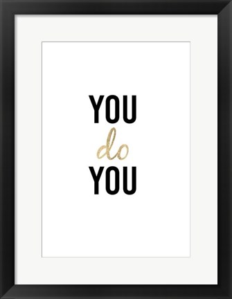 Framed Golden Quote II Print