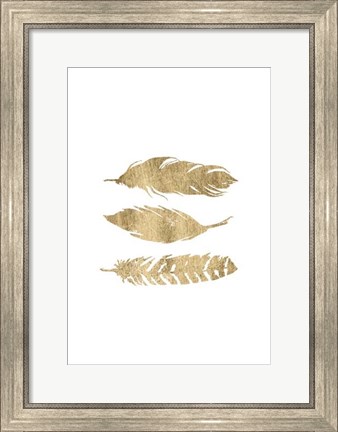 Framed Golden Quote IV Print