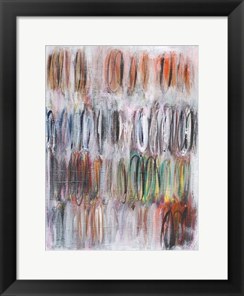 Framed Paint Scribble II Print