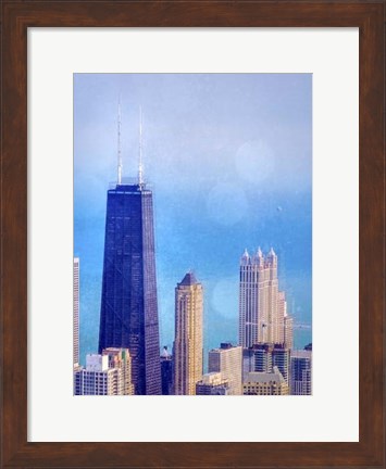 Framed Chi Town II Print