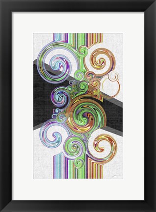 Framed Twirl III Print