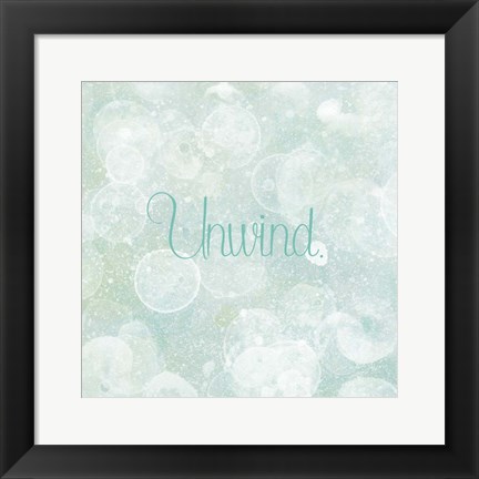 Framed Bubble Bath II Print