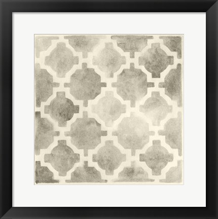 Framed Neutral Impressions II Print