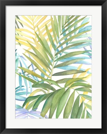 Framed Tropical Pattern I Print