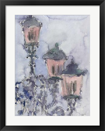 Framed Venice Watercolors II Print