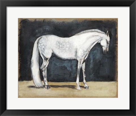 Framed Equestrian Studies V Print