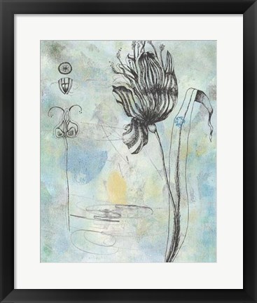 Framed Botanical Abstract I Print