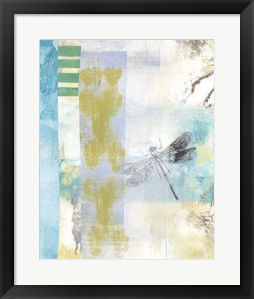 Framed Serene Dragonfly II Print