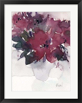 Framed Floral Between III Print