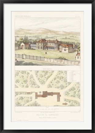 Framed Habitations Modernes I Print