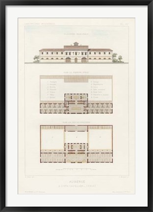 Framed Habitations Modernes II Print