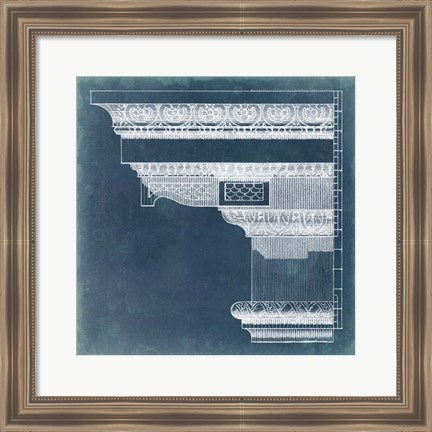 Framed Capital Blueprint III Print