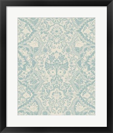 Framed Baroque Tapestry in Spa I Print