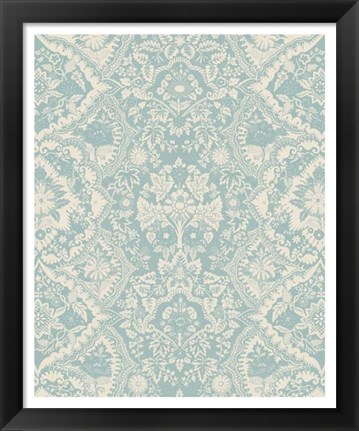 Framed Baroque Tapestry in Spa II Print