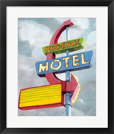 Framed American Roadside II Print