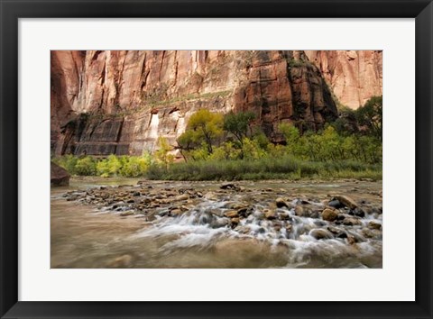 Framed Water &amp; Stone Print