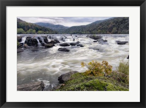 Framed Sandstone Falls I Print