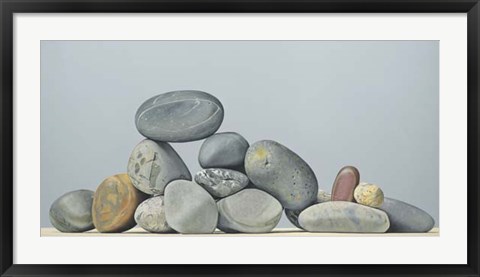 Framed Rocks - Still Life Print