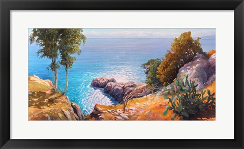 Framed Orizzonte Mediterraneo Print