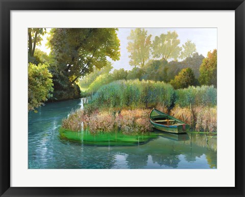 Framed Sul fiume Print