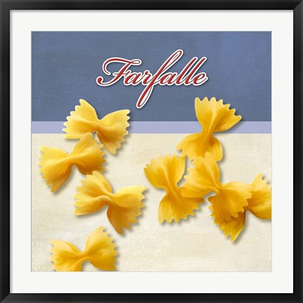 Framed Farfalle Print