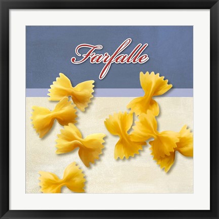 Framed Farfalle Print