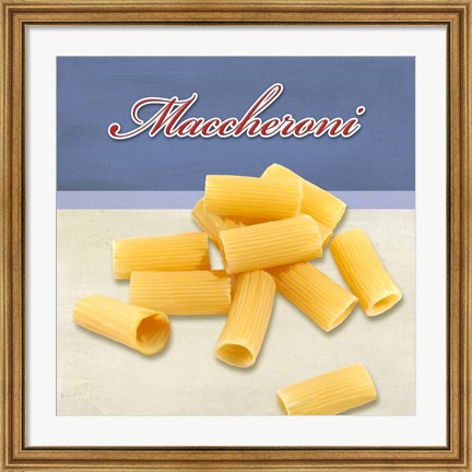 Framed Maccheroni Print