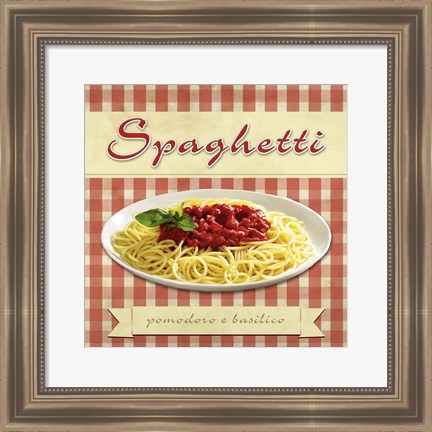 Framed Spaghetti Print