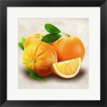 Framed Oranges Print