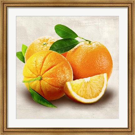 Framed Oranges Print