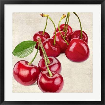 Framed Cherries Print