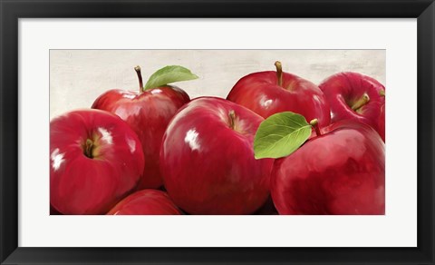 Framed Red Apples Print