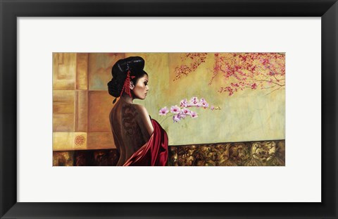 Framed Wild Orchid Print