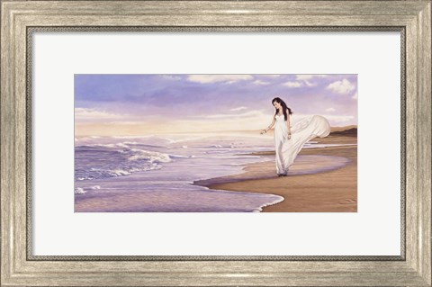 Framed Ocean Waves Print