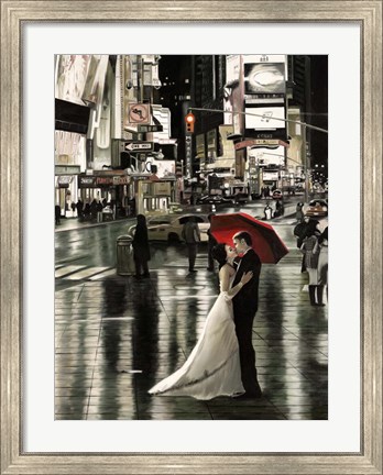 Framed Romance in New York (Detail) Print